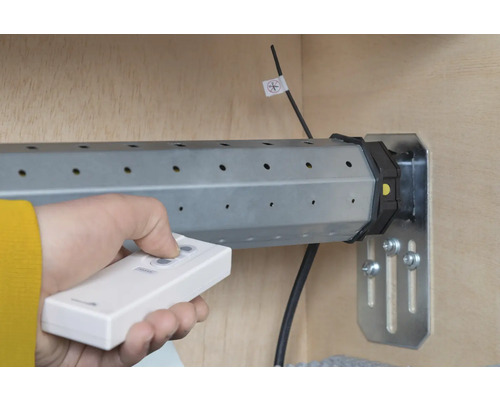 Hand bedient Rollladenmotor mit Fernbedienung