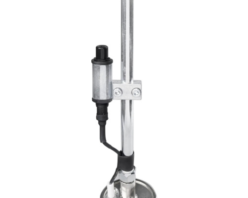 Gros plan d''un capteur de niveau métallique.