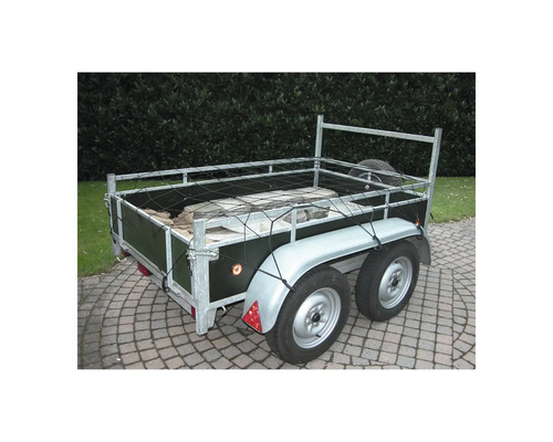 Remorque avec filet de sécurité de chargement