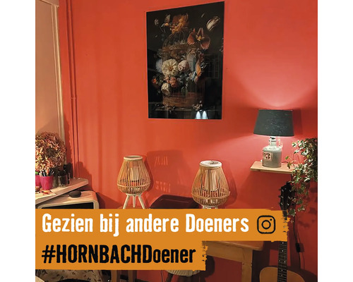 Salon décoratif avec tableau, lampes de table et plantes d''intérieur.