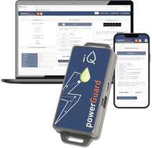 PowerGuard zur Verbrauchsanalyse mit zugehöriger App auf Laptop und Smartphone