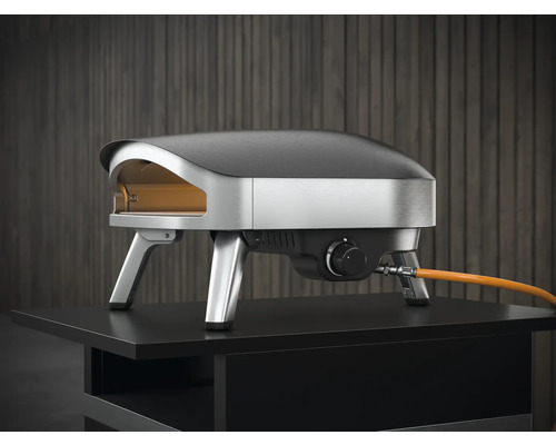 Four à pizza avec raccordement au gaz sur une table