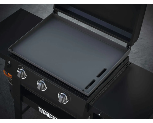 Barbecue à gaz TENNEKER avec trois brûleurs et une plaque de cuisson