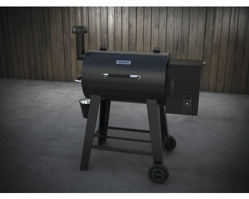 TENNEKER Pelletgrill mit Räucherofenfunktion, inklusive Ablagerost und Ascheauffangbehälter