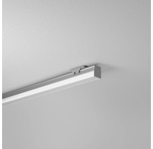 Plafonnier LED installé avec support