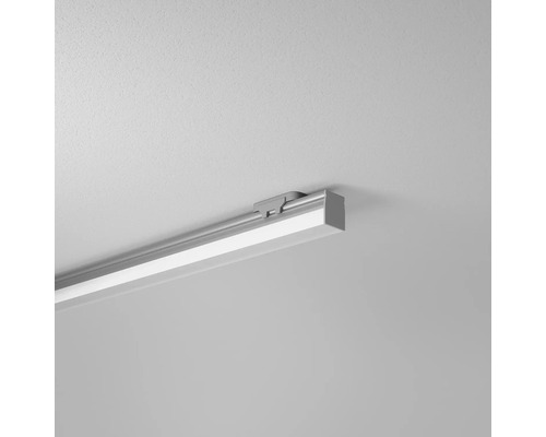 Plafonnier LED installé avec support