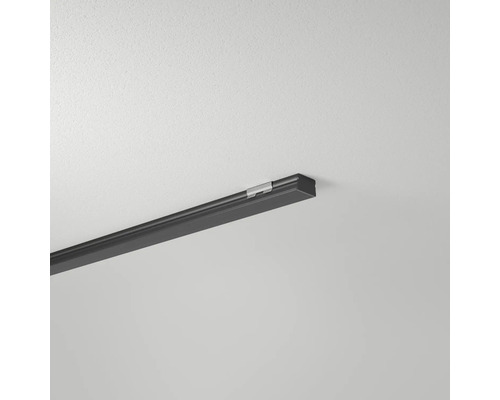 Rail de plafond noir pour éclairage