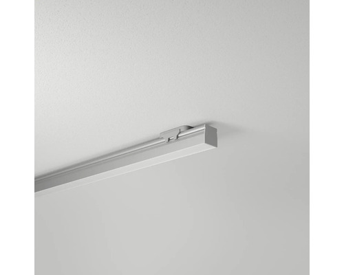 Image d''un plafonnier avec rail et clip de fixation.