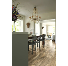 Laminat Nature Sense Perganti Nussbaum braun Landhausdiele 1292 x 193 x 8 mm
