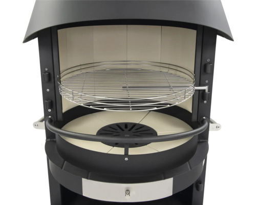 Cheminée barbecue avec grille