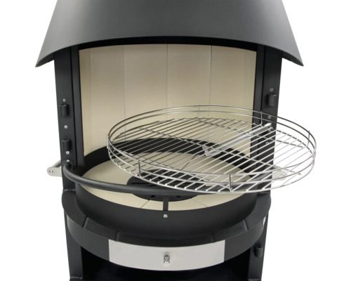 Cheminée barbecue avec grille