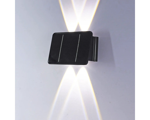 Solarbetriebene Wandleuchte für den Aussenbereich