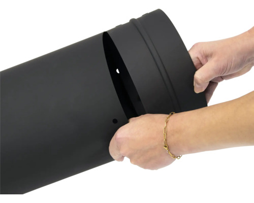 Tuyau de cheminée monté à la main