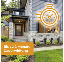 Hausfassade mit Langzeitwirkung bis zu zwei Monate