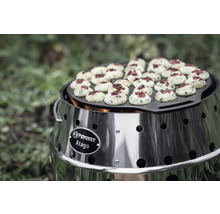 Petromax Atago Grill mat Iessen op Grillplack