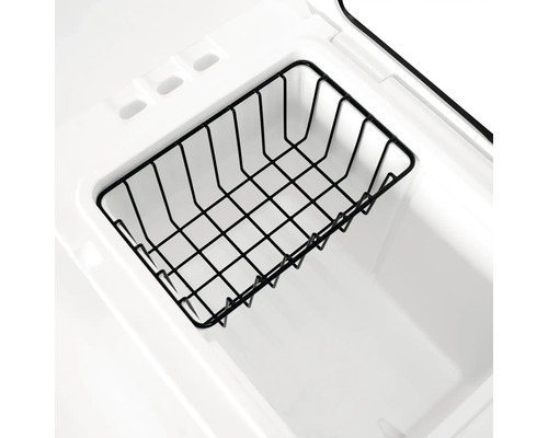 Panier métallique dans le compartiment intérieur de la glacière