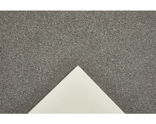 Nahaufnahme eines grauen Teppichbodens mit einem hellen Untergrund