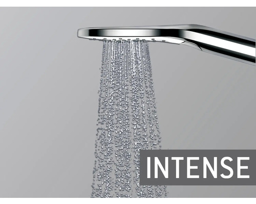 Pommeau de douche chromé avec jet d''eau Intense