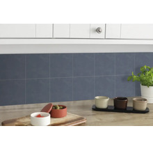 Selbstklebende Wandfliesen Wall Tiles Uni blau 15,25 x 15,25 cm 6 St.