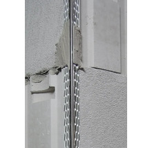 CATNIC Innenputzprofil Stahl verzinkt für Putzstärke 12 mm 2750 mm x 34 mm x 34 mm Bund = 25 St