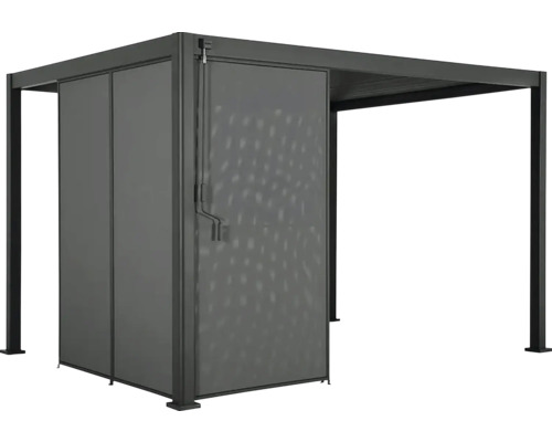 Pavillon avec paroi latérale pour l''extérieur