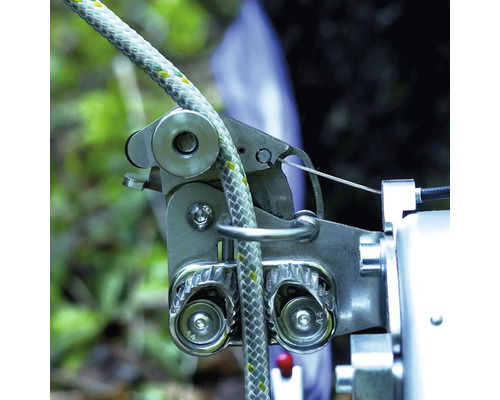 Pince à câble métallique avec câble pour arboriculture
