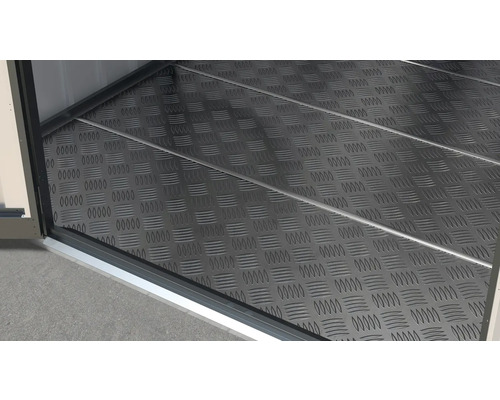 Plaque de sol avec motif de tôle larmée