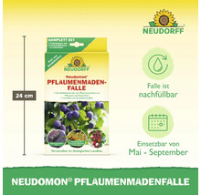 Neudorff Neudomon Pflaumenmadenfalle komplett Set mit einer Größe von 24 Zentimetern