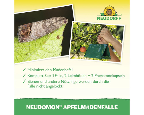 Piège à carpocapses Neudorff pour minimiser l''infestation de vers