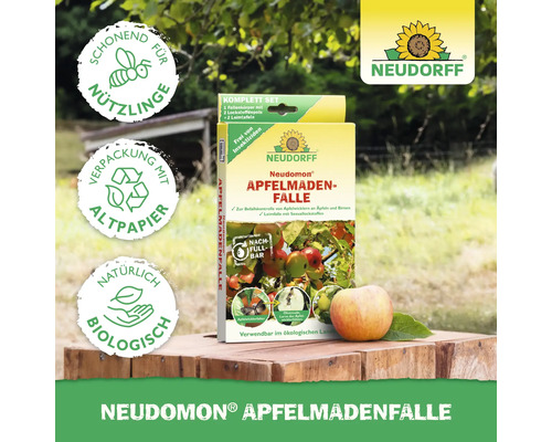 Neudorff Neudomon piège à carpocapses pour lutter contre les parasites avec emballage en papier