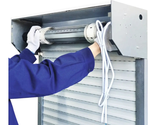 Installation d''un volet roulant par un artisan