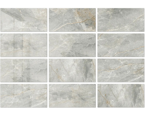 Carreaux imitation marbre, adaptés aux revêtements muraux et de sol