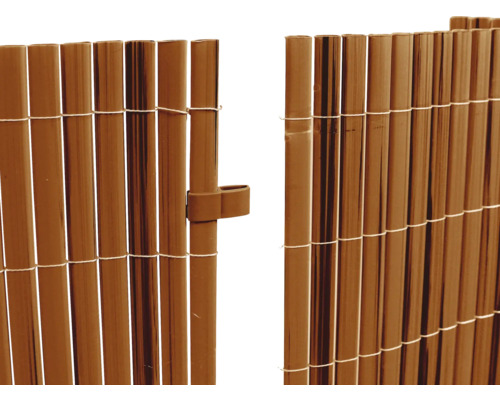 Gros plan d''un écran d''intimité en plastique avec mécanisme de fermeture