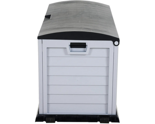 Gartentruhe aus Kunststoff mit Rollen