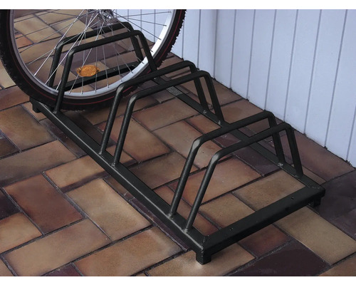 Range-vélos avec vélo pour un rangement sûr des vélos