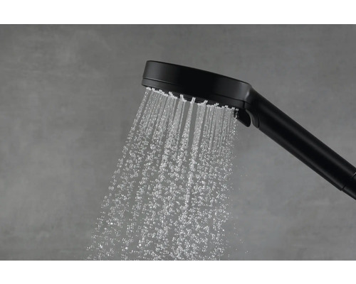 Handbrause mit laufendem Wasser