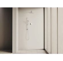 Douche à l''italienne avec douche de tête et douchette