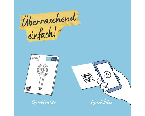 QuickGuide und QuickVideo zur Installation einer Grohe Handbrause
