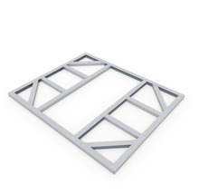 Metallrahmen für Gartenhausfundament