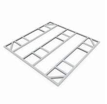 Metallrahmen für Gartenhaus Fundament
