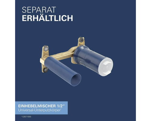 Corps d''encastrement universel pour mitigeur monocommande 1/2 pouce