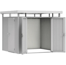Gerätehaus Biohort HighLine H5 Standardtür 275 x 315 cm silber-metallic