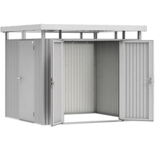 Gerätehaus Biohort HighLine H3 Doppeltür 275 x 235 cm silber-metallic