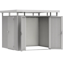 Gerätehaus Biohort HighLine H4 Doppeltür 275 x 275 cm silber-metallic