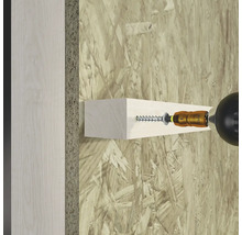 Vis à bois HECO-TOPIX-plus à tête fraisée avec poches de fraisage TX filetage partiel 3x40 mm bleu zingué 200 pièces