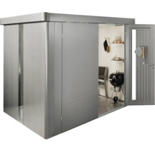 Gartenhaus Biohort Neo 4C Standardtür 291,5 x 347,5 cm quarzgrau-metallic