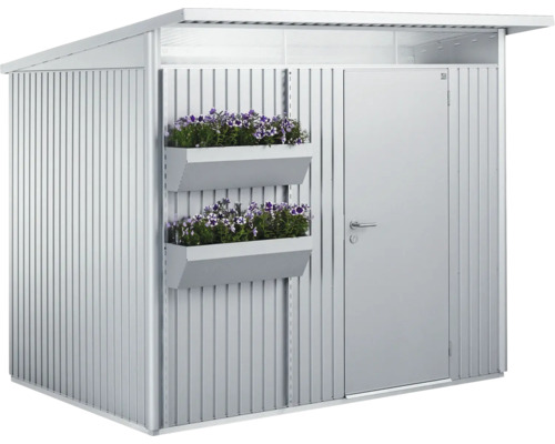 Armoire de jardin en métal avec jardinières