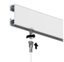 Aluminiumprofil mit Montageanleitung