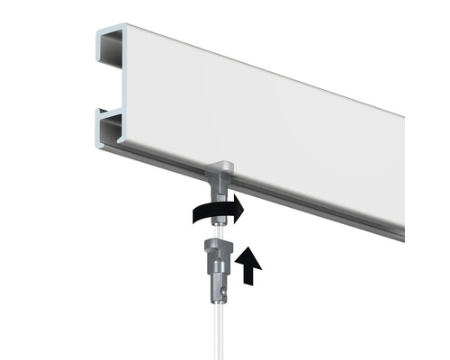 Aluminiumprofil mit Montageanleitung