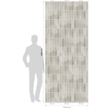Großformatige Wandfliese mit den Maßen 1125 x 2600 Millimeter zur Wandgestaltung.